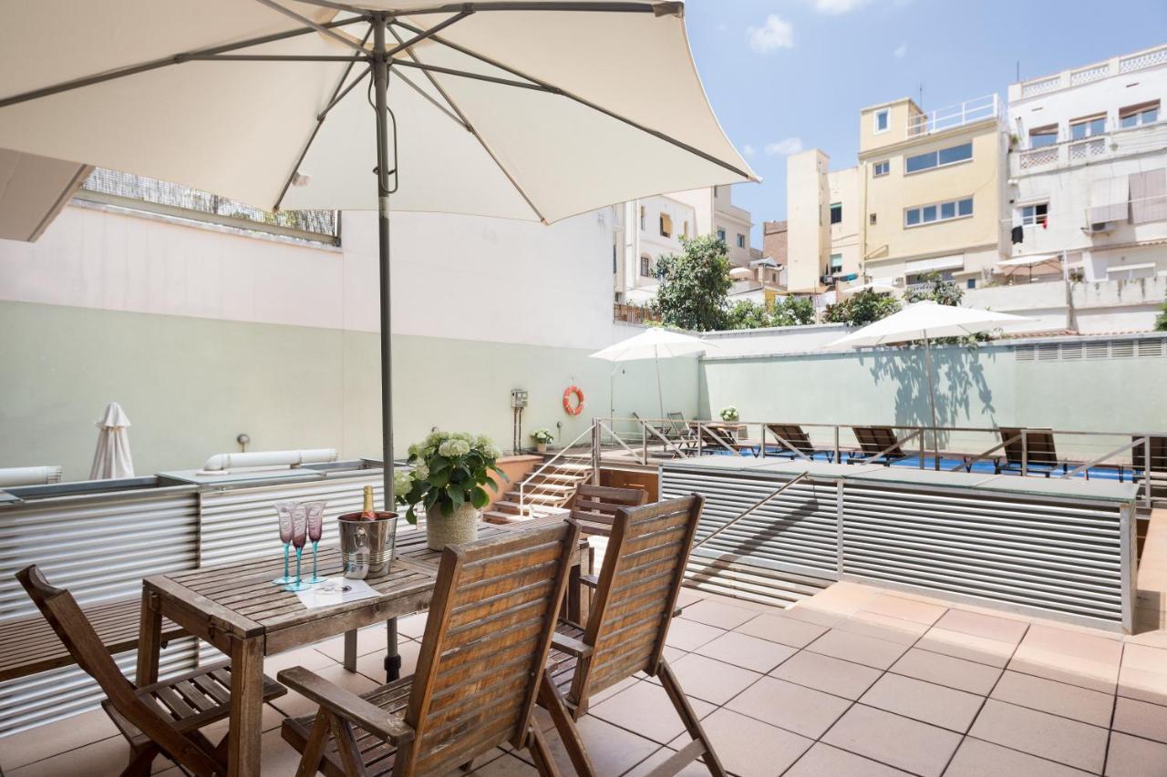 My Space Barcelona Gracia Pool Terrace Exterior photo